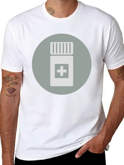Medical Pill Bottle Graphic Tee