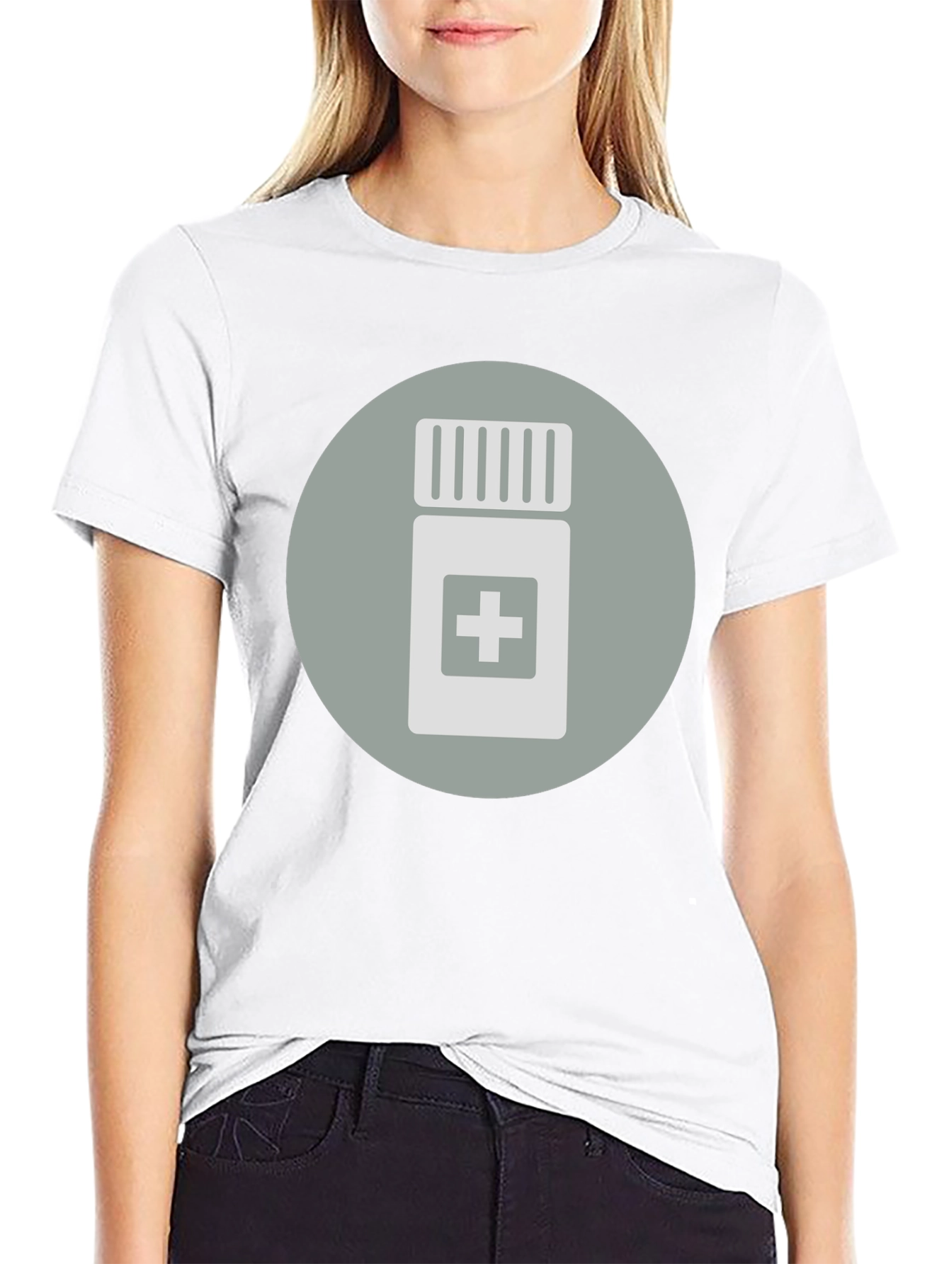 Medical Pill Bottle Graphic Tee