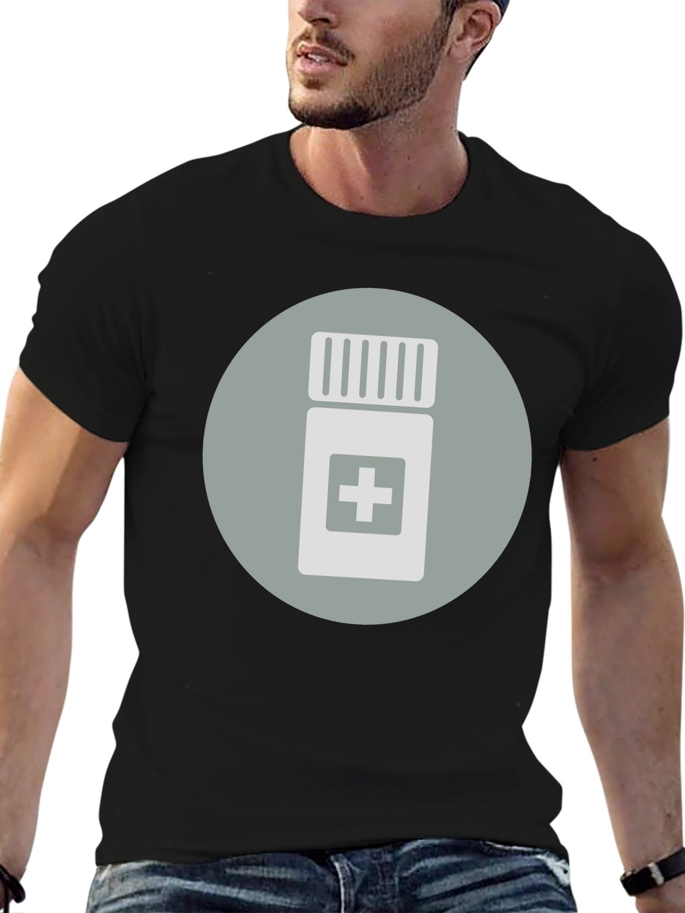 Medical Pill Bottle Graphic Tee