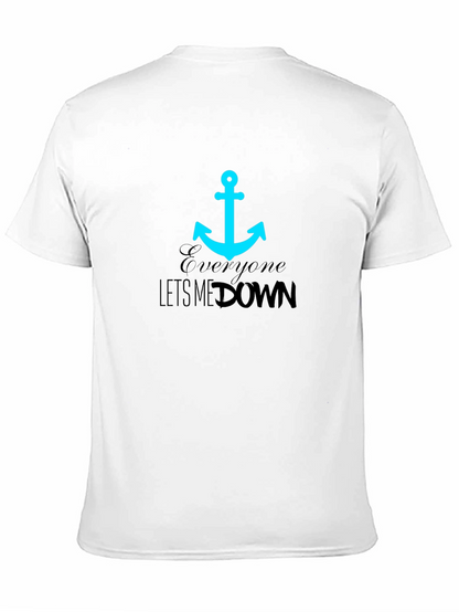 Anchor Graphic Tee - Everyone Lets Me Down