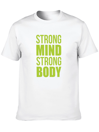 Strong Mind Strong Body Graphic T-Shirt