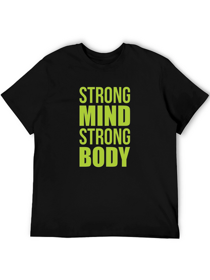 Strong Mind Strong Body Graphic T-Shirt