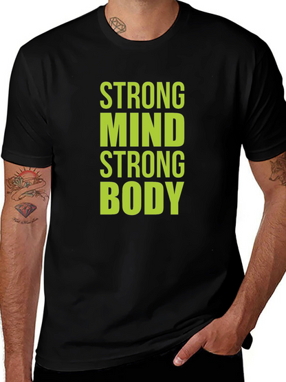 Strong Mind Strong Body Graphic T-Shirt