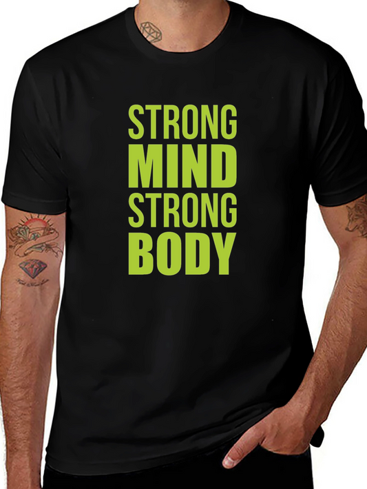 Strong Mind Strong Body Graphic T-Shirt