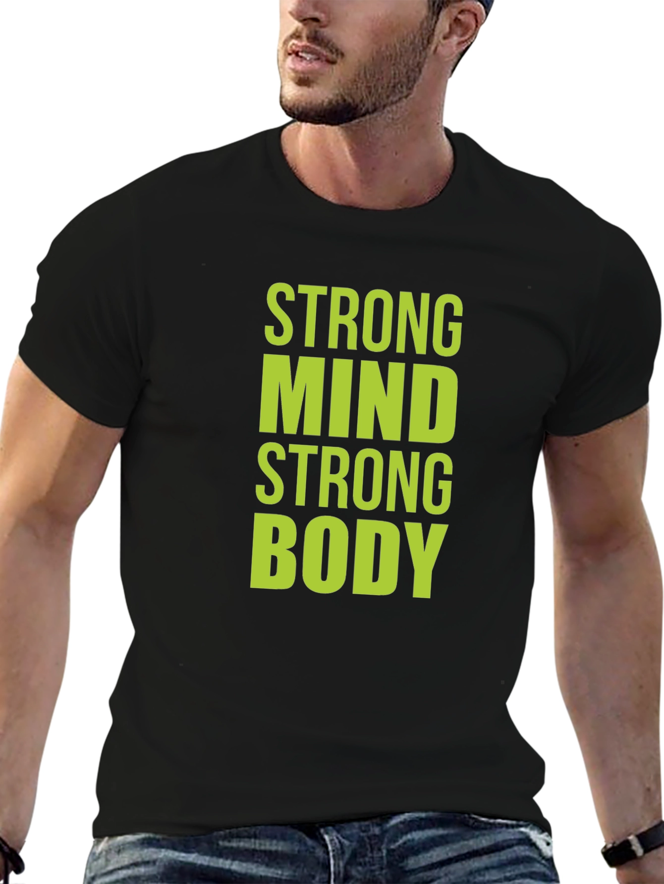 Strong Mind Strong Body Graphic T-Shirt