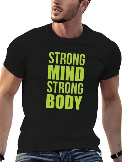 Strong Mind Strong Body Graphic T-Shirt