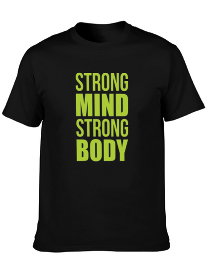 Strong Mind Strong Body Graphic T-Shirt