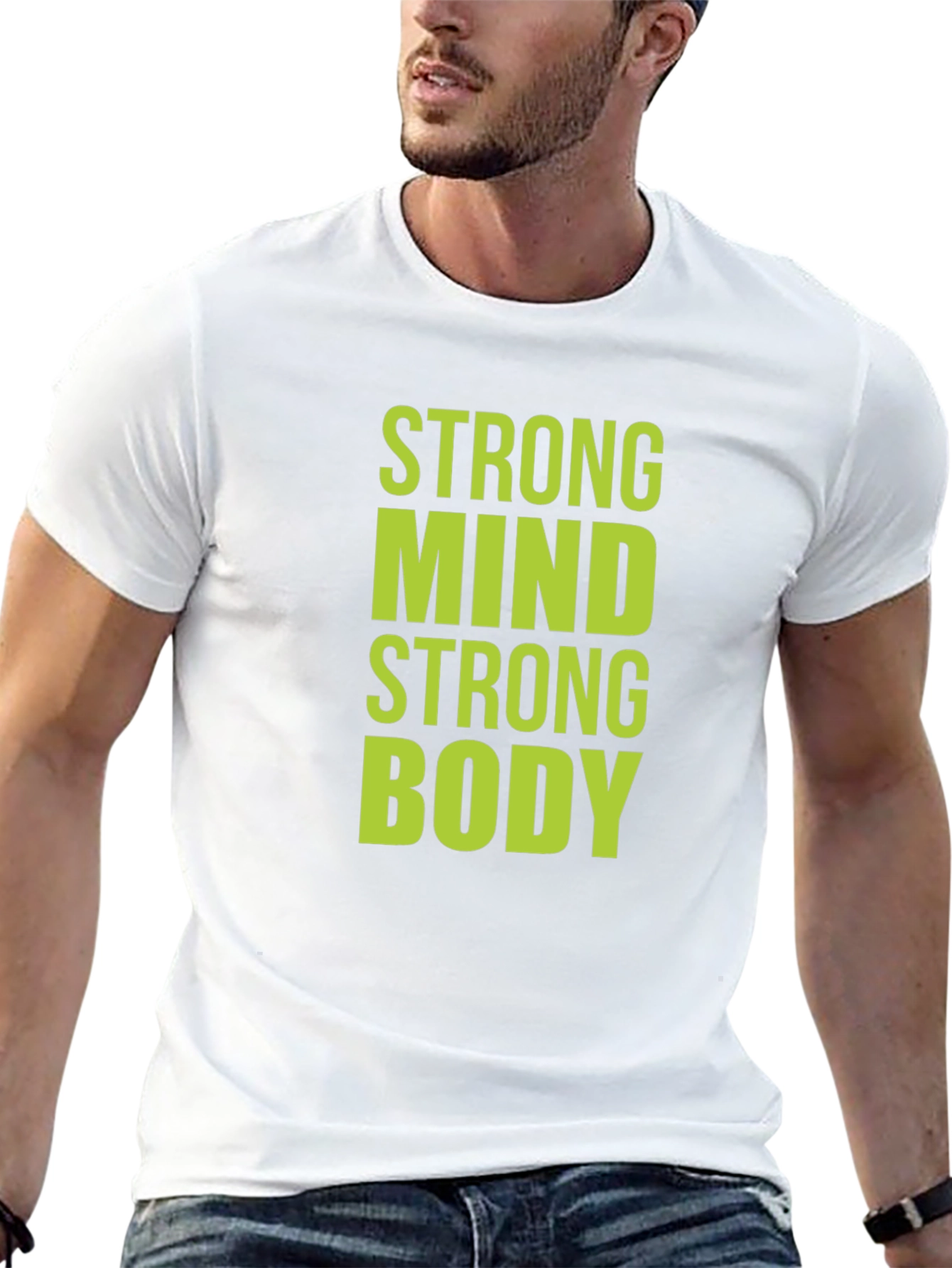 Strong Mind Strong Body Graphic T-Shirt