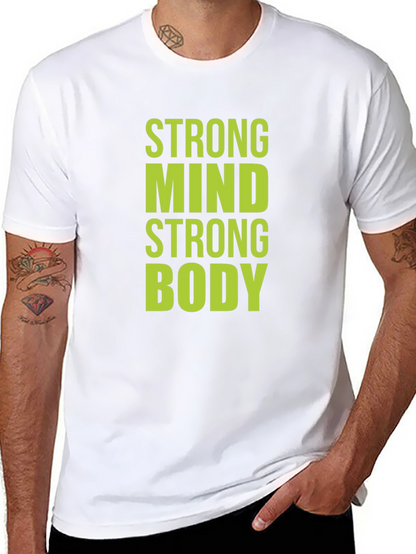 Strong Mind Strong Body Graphic T-Shirt
