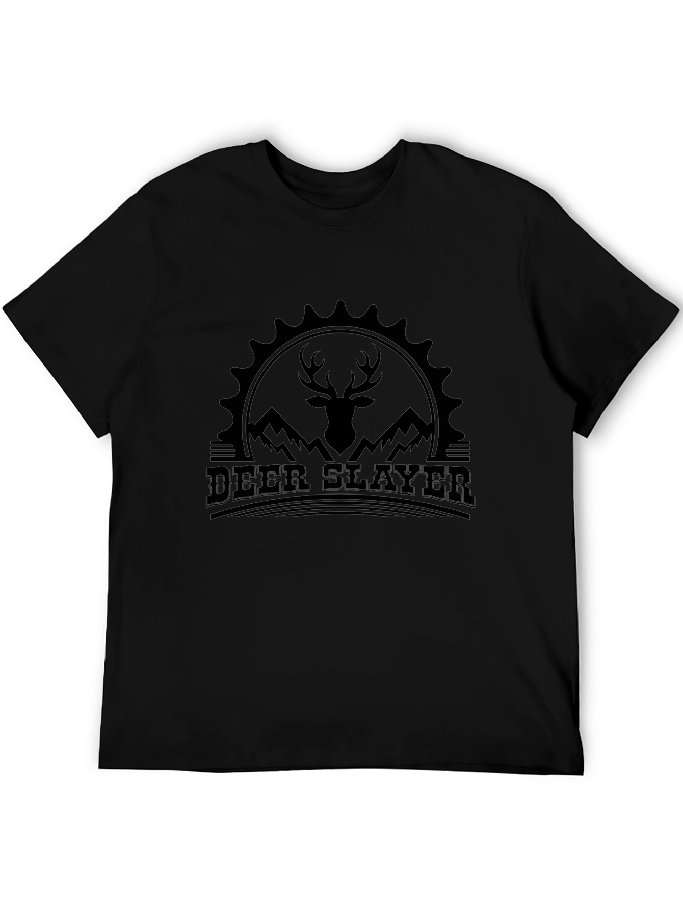 Deer Slayer Graphic Tee - Mountain Hunter T-Shirt