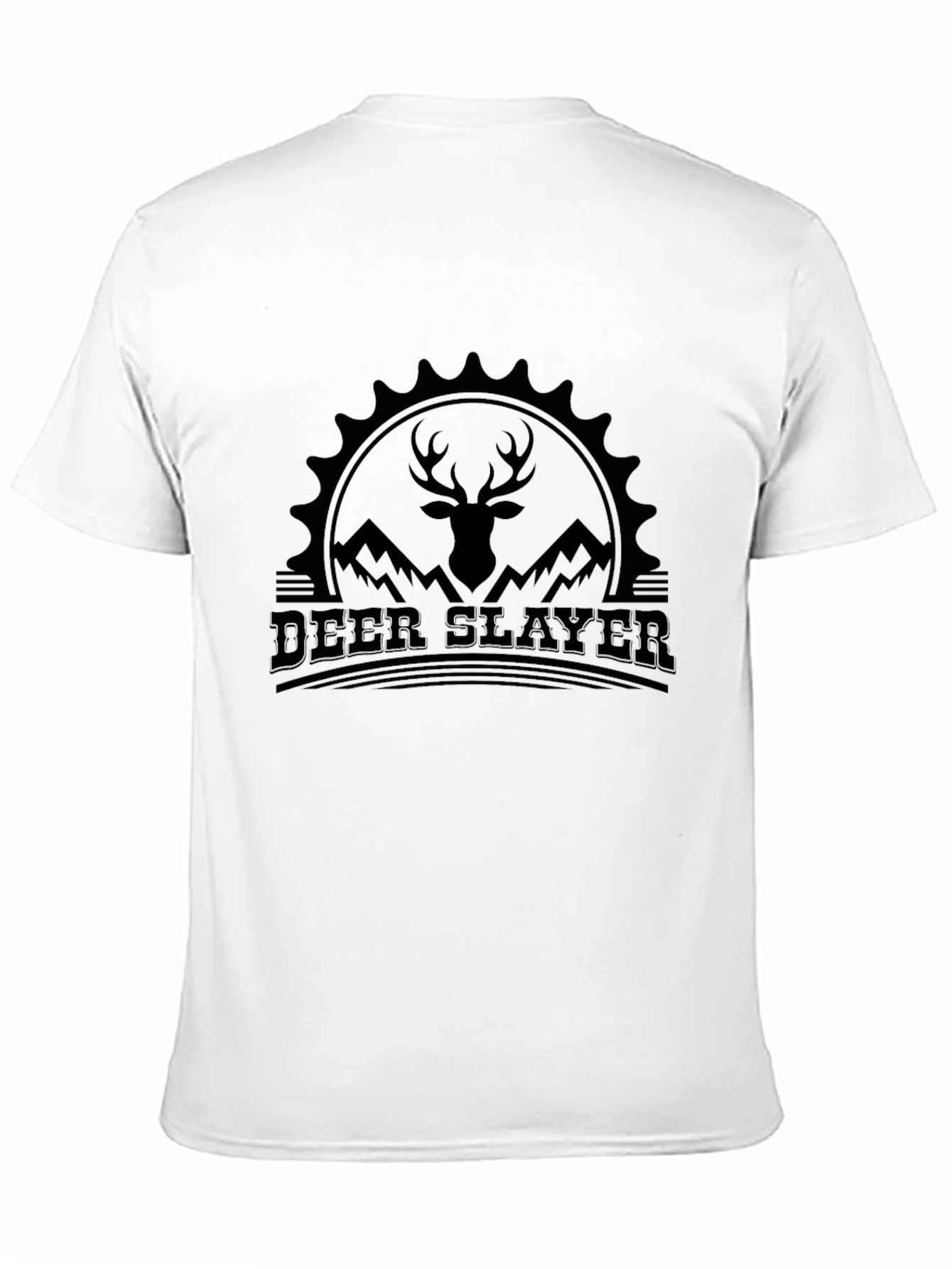 Deer Slayer Graphic Tee - Mountain Hunter T-Shirt