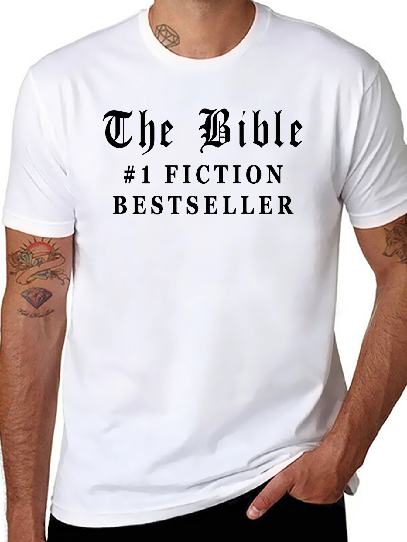 The Bible #1 Fiction Bestseller Black T-Shirt