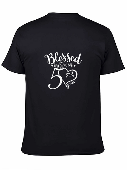 Blessed by God 50 Years Christian T-Shirt