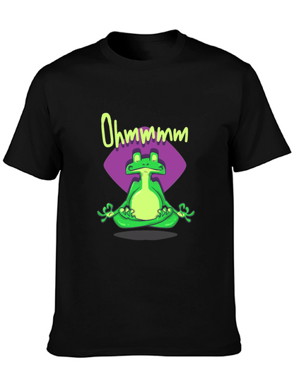 Meditating Frog Tee - Ohm Yoga Shirt
