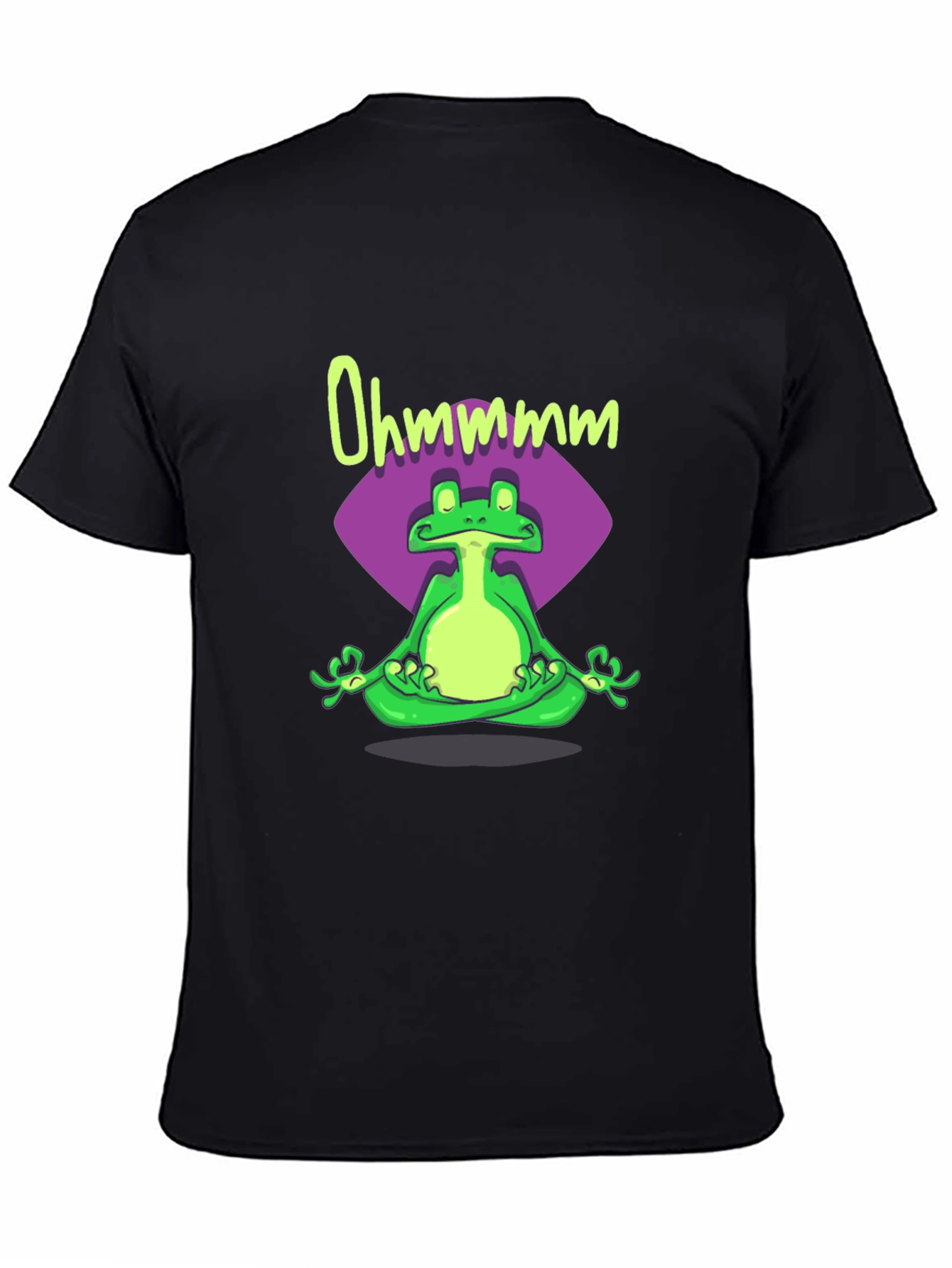 Meditating Frog Tee - Ohm Yoga Shirt