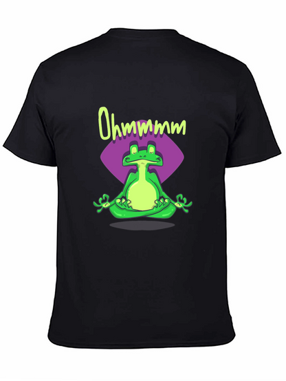 Meditating Frog Tee - Ohm Yoga Shirt