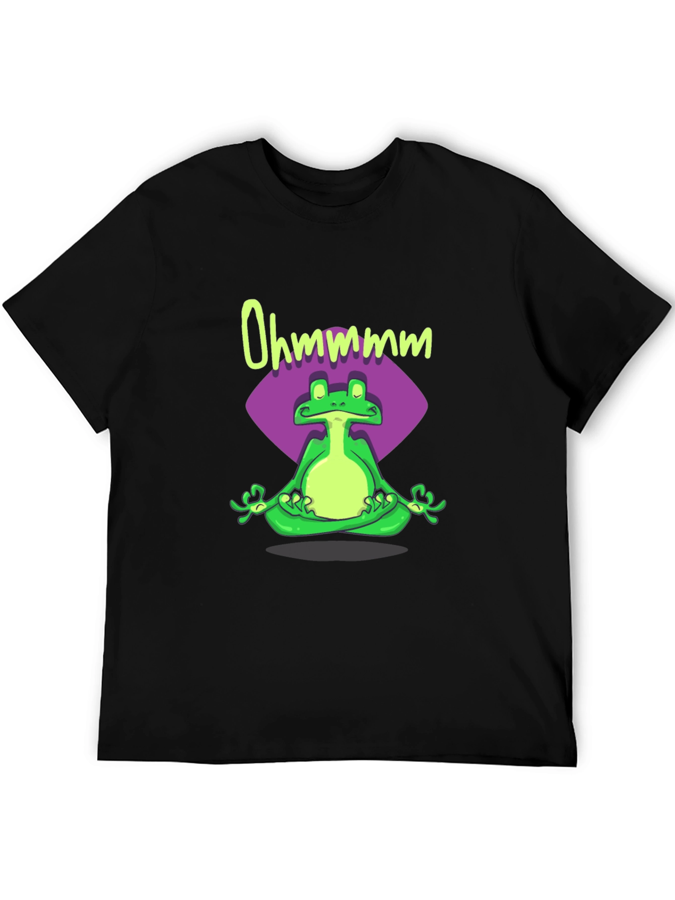 Meditating Frog Tee - Ohm Yoga Shirt