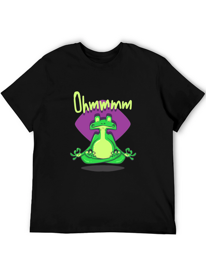 Meditating Frog Tee - Ohm Yoga Shirt