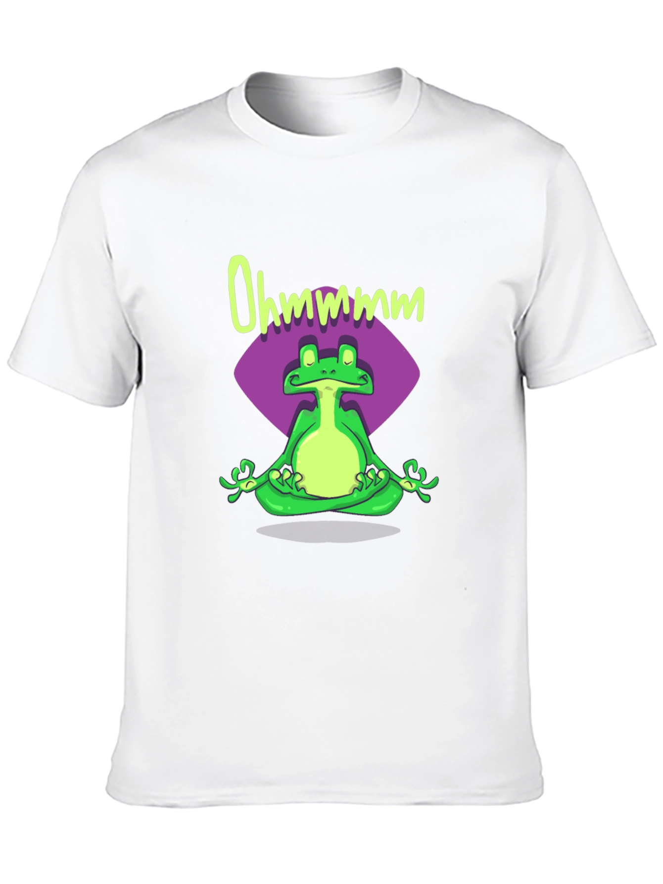 Meditating Frog Tee - Ohm Yoga Shirt
