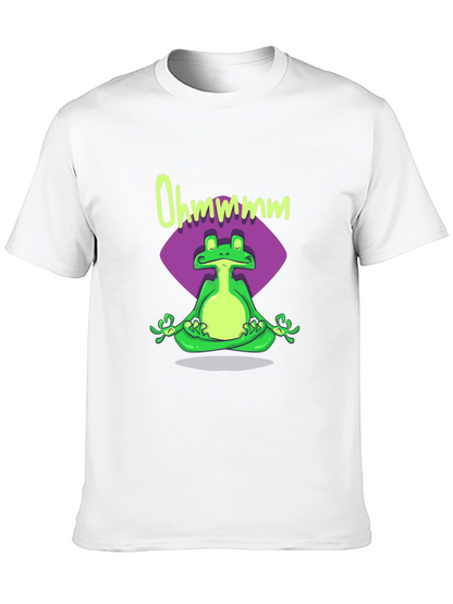 Meditating Frog Tee - Ohm Yoga Shirt