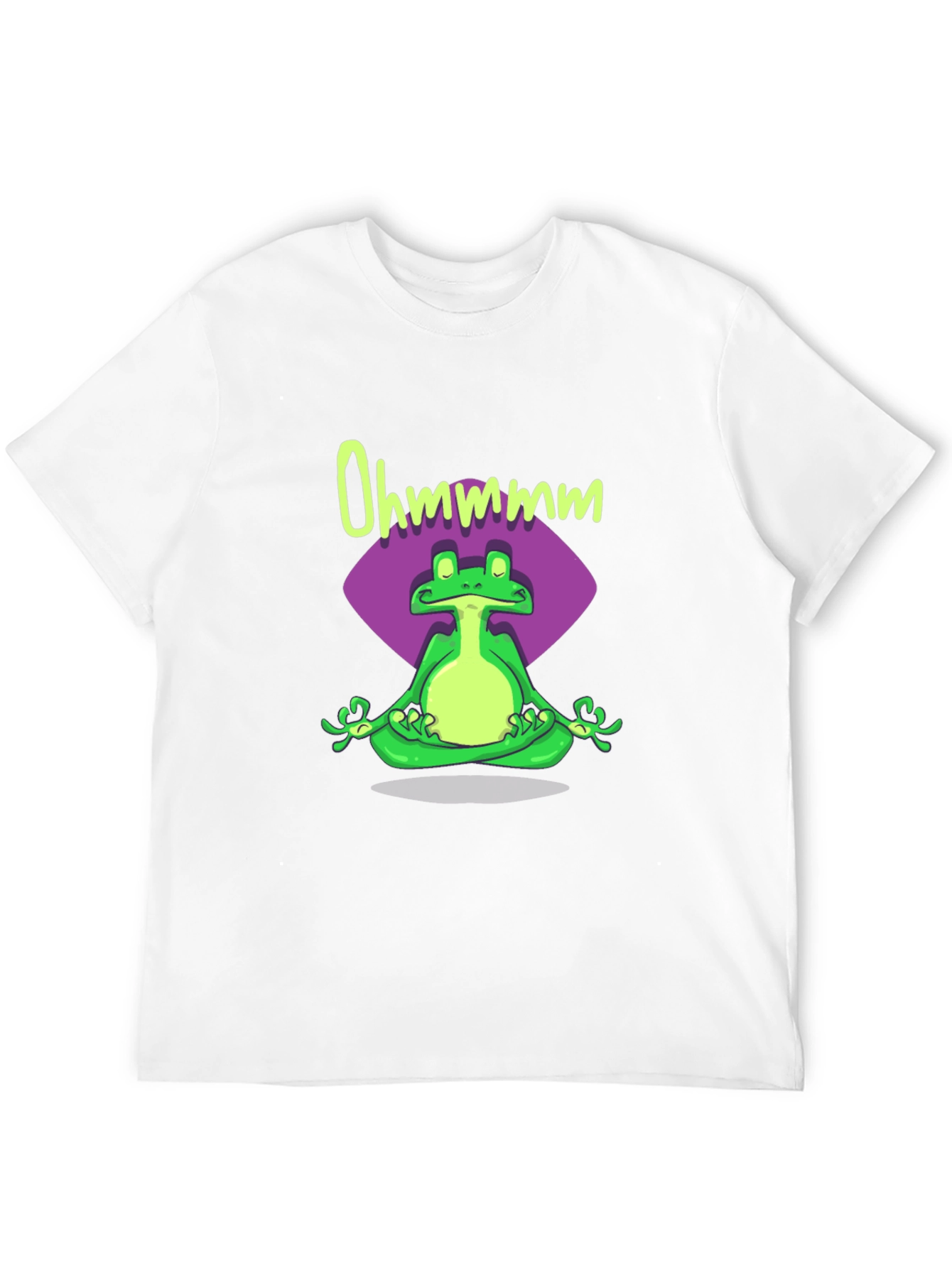 Meditating Frog Tee - Ohm Yoga Shirt