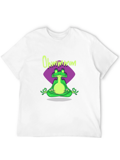 Meditating Frog Tee - Ohm Yoga Shirt