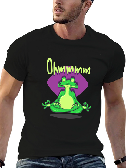 Meditating Frog Tee - Ohm Yoga Shirt