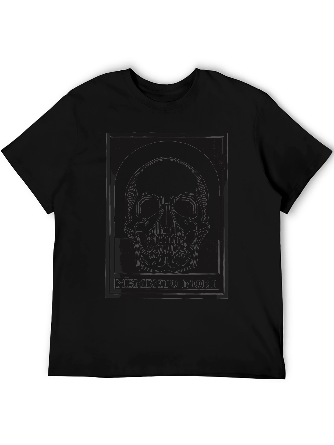 Memento Mori Skull T-Shirt - Dark Graphic Tee