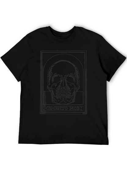 Memento Mori Skull T-Shirt - Dark Graphic Tee