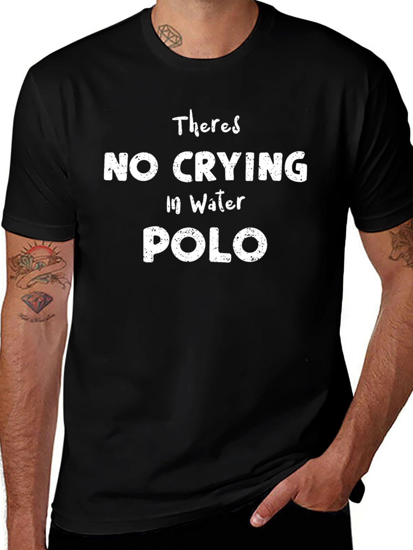 No Crying In Water Polo Graphic Tee - Unisex