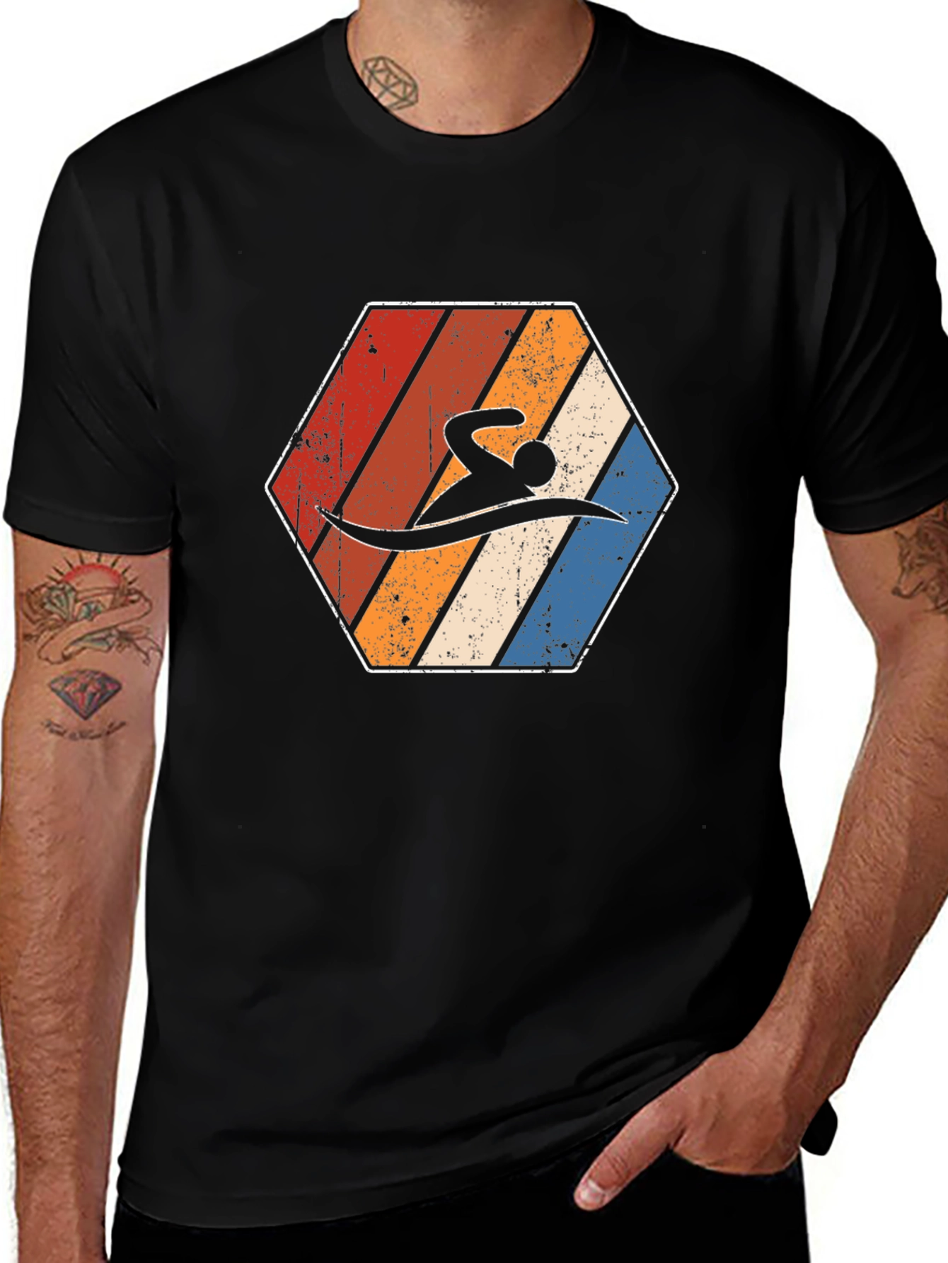 Retro Swimmer T-Shirt