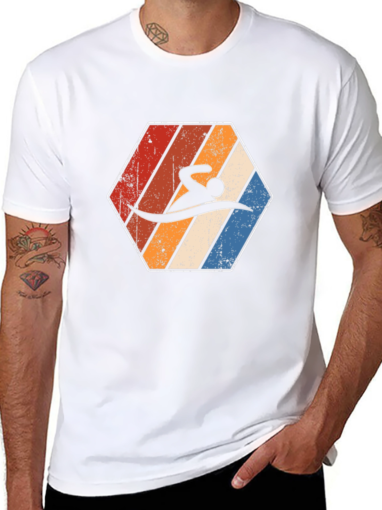 Retro Swimmer T-Shirt