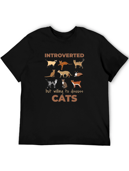 Introverted Cat Lover T-Shirt