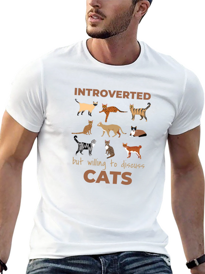 Introverted Cat Lover T-Shirt
