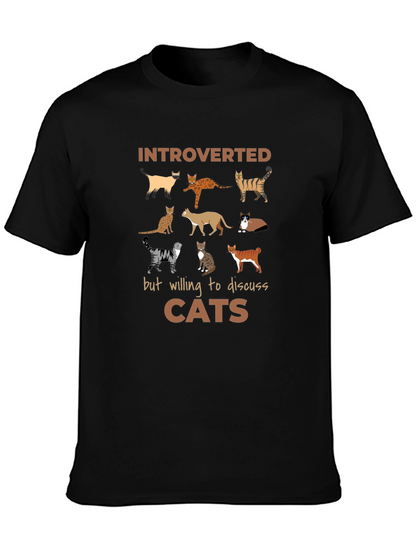 Introverted Cat Lover T-Shirt