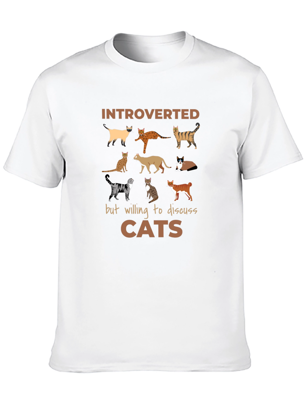 Introverted Cat Lover T-Shirt