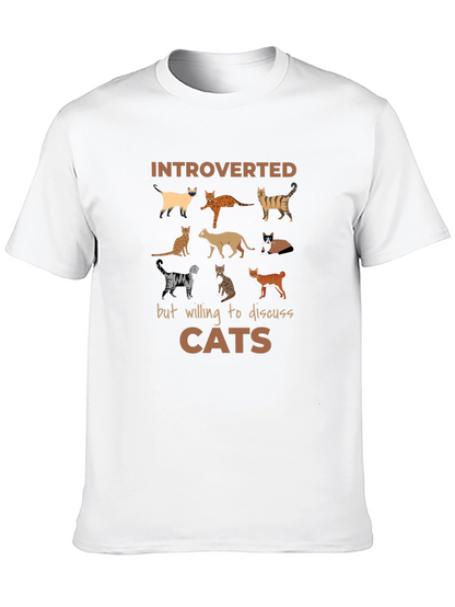 Introverted Cat Lover T-Shirt