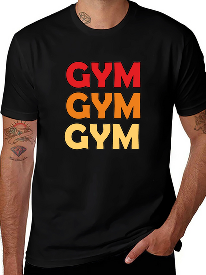 Triple GYM Text Tee - Workout Ready