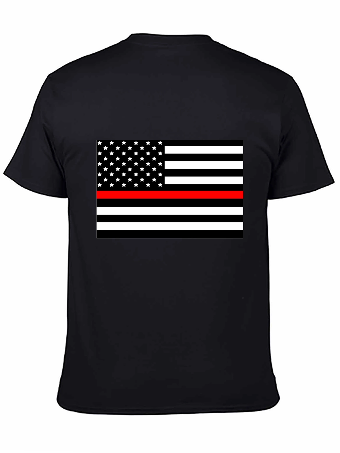 Thin Red Line USA Flag Graphic T-Shirt