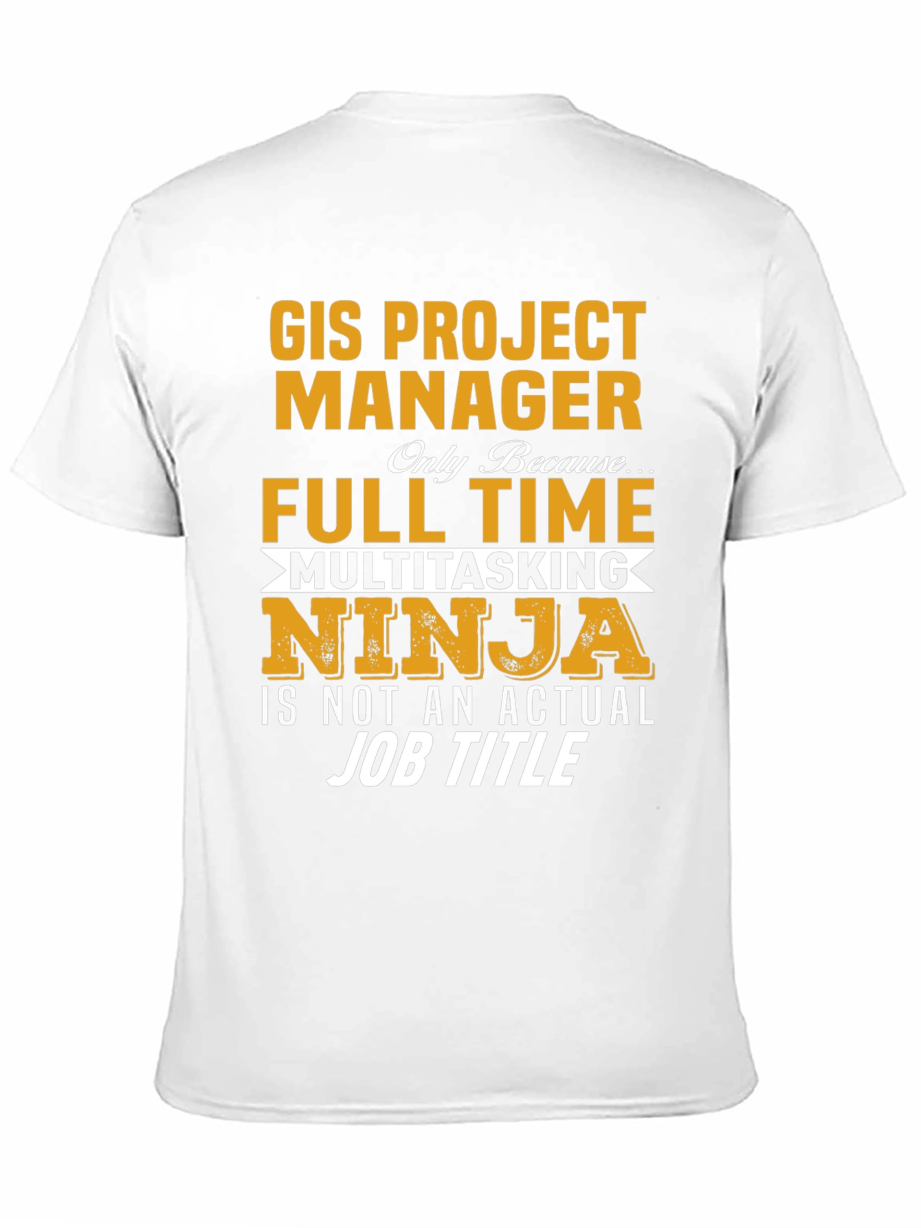 GIS Project Manager Novelty T-Shirt