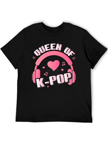 Queen of K-Pop Graphic Tee - Black