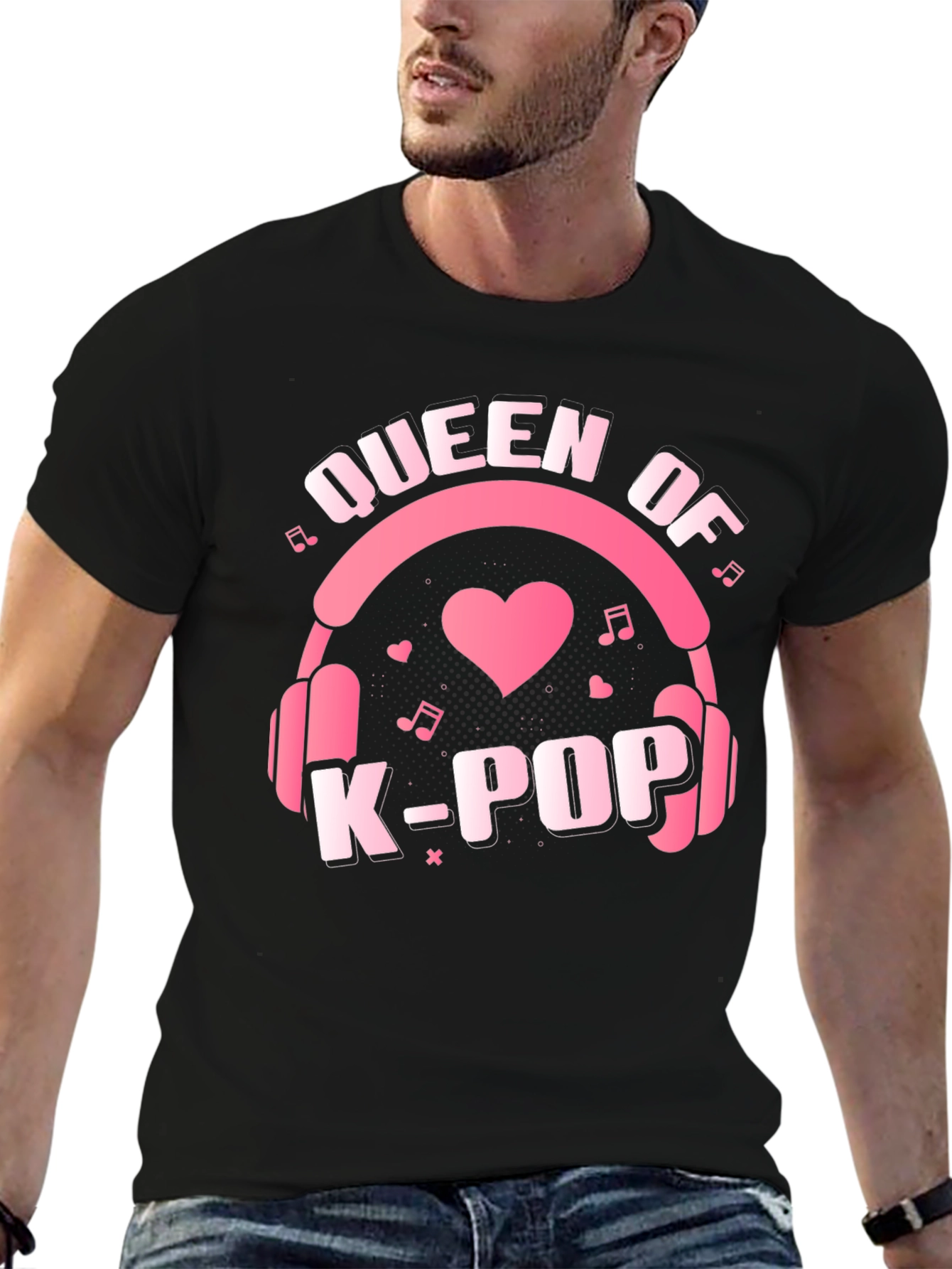 Queen of K-Pop Graphic Tee - Black