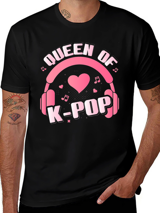 Queen of K-Pop Graphic Tee - Black
