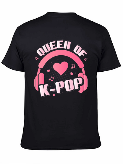 Queen of K-Pop Graphic Tee - Black