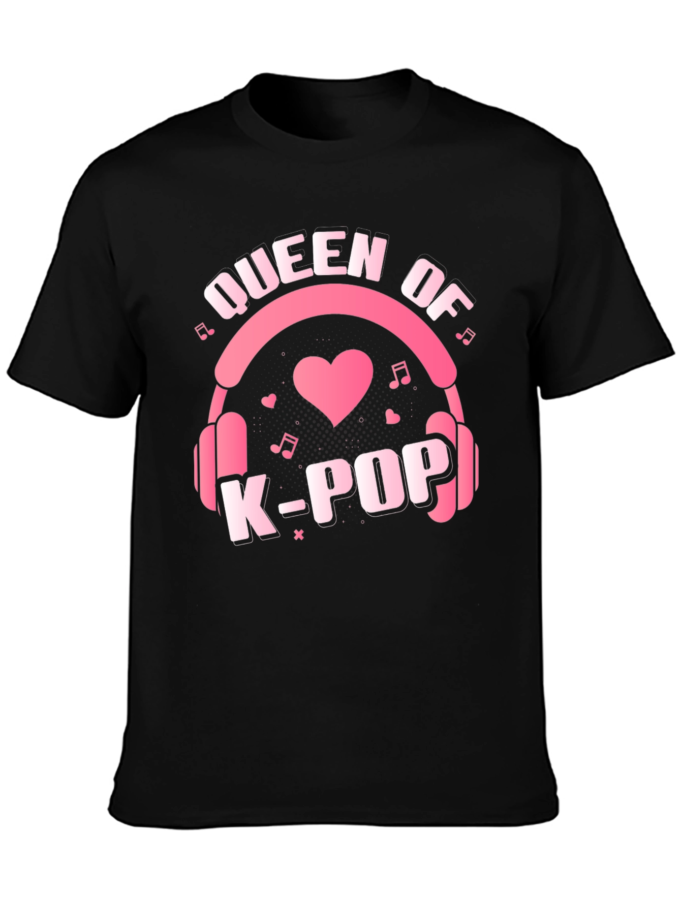 Queen of K-Pop Graphic Tee - Black