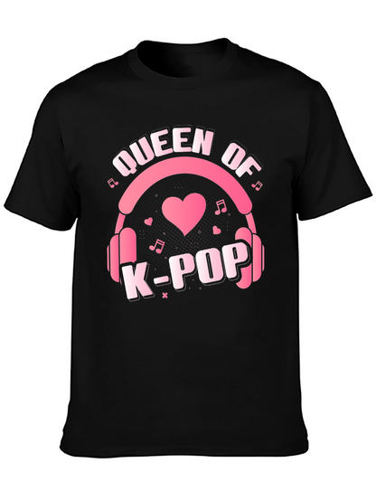 Queen of K-Pop Graphic Tee - Black