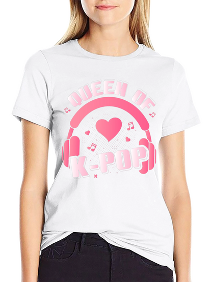 Queen of K-Pop Graphic Tee - Black
