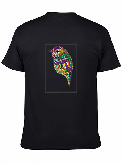 Bird Art Black T-Shirt