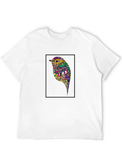 Bird Art Black T-Shirt