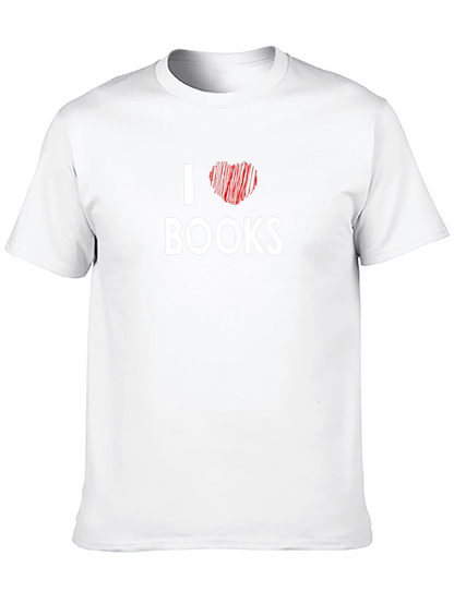 I Heart Books Graphic T-Shirt - Black